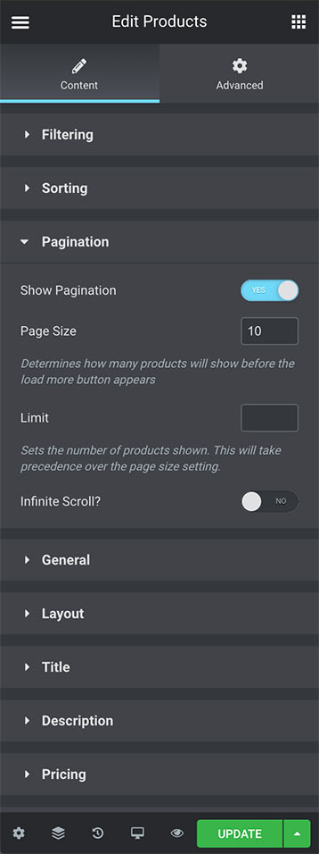 ShopWP Pro Elementor Module General Settings
