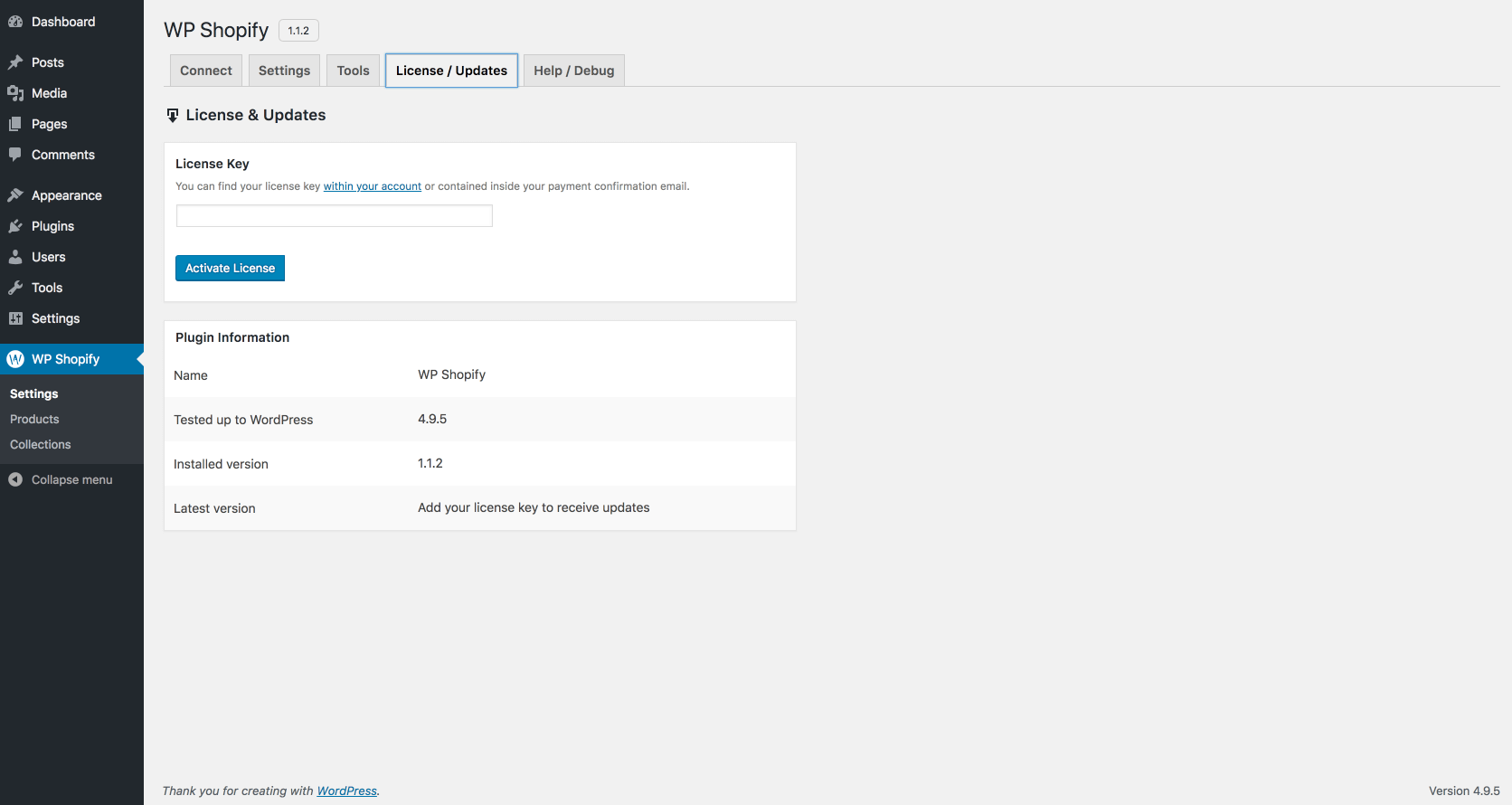 WP Shopify Pro Upgrade Guide Step 5 - Enable Updates