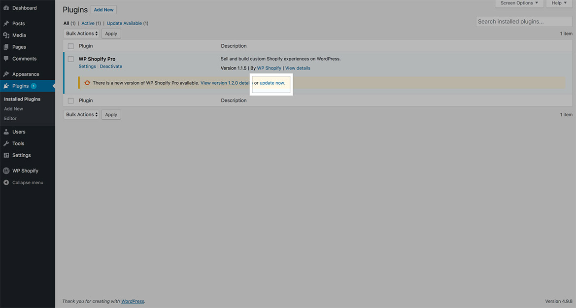 WP Shopify Pro Upgrade Guide Step 1 - Purchase